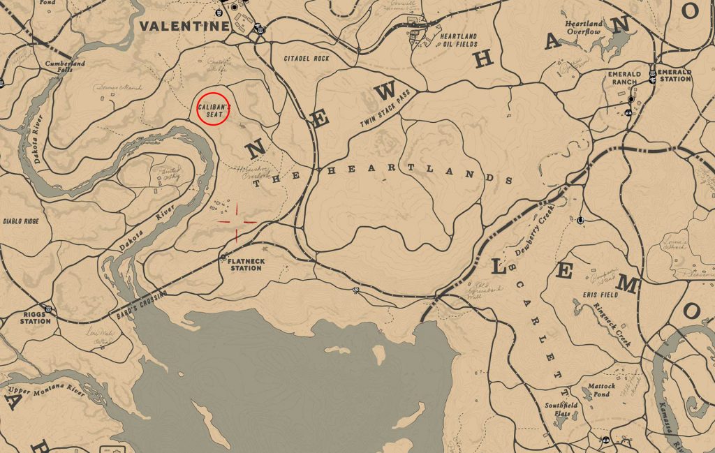 Jack Hall Gang Treasure Map Location Red Dead Redemption 2 - Your Games